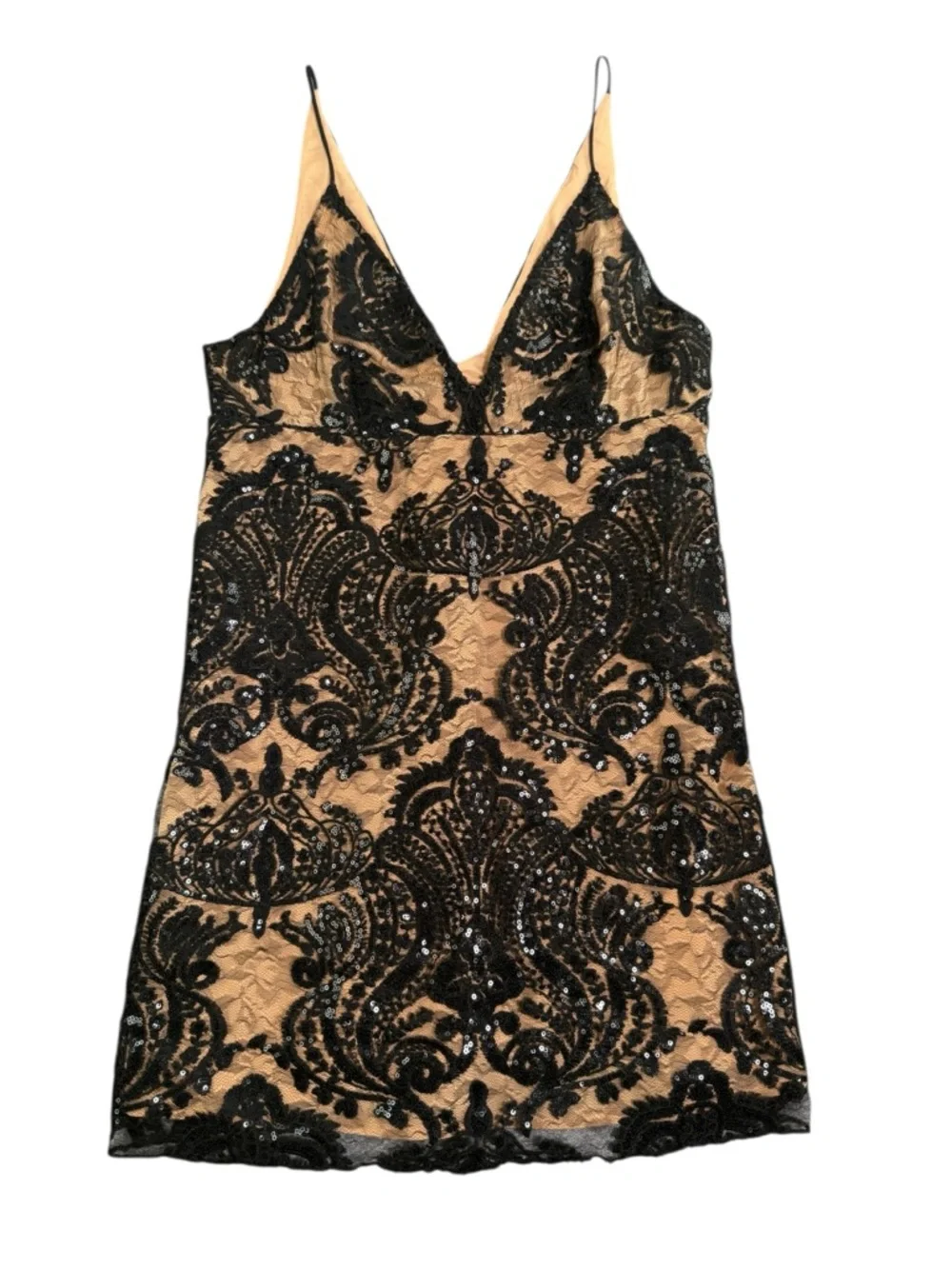 NWT Free People Night Shimmers Mini Dress 6‎
